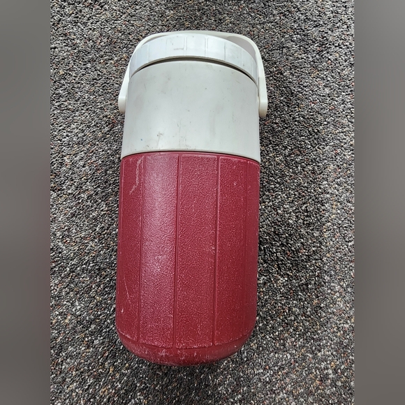 Coleman Thermos PolyLite 1-Gallon Red and White - Picture 2 of 4